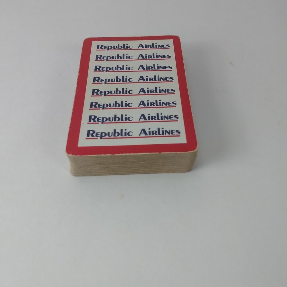 Republic Airlines Deck Of Playing Cards Vintage - Picture 2 of 5
